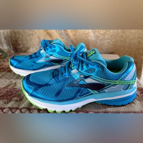 Brooks Ravenna 7 Womens Size 8.5 Blue Green Training Running Shoes Like New - Picture 4 of 14